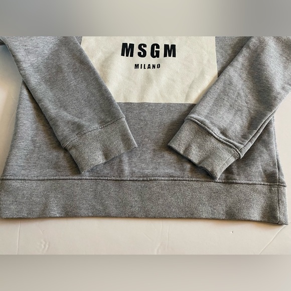 MSGM Logo Print Jumper Sweater XS Made in Italy - Picture 5 of 7